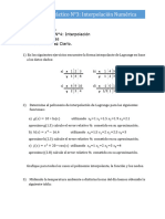 TP N°4 Lagrange y Splines