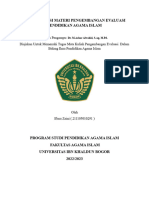 Rekapitulasi Materi Evaluasi Pembelajaran - Ebnu - 5E