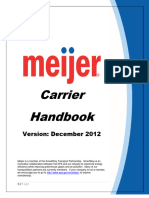 Meijer Carrier Handbook
