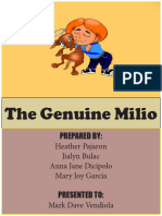 THE GENUINE MILIO (Final)
