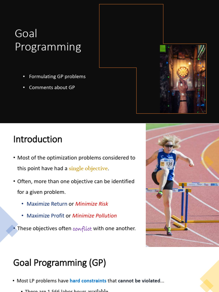 Goal Programming | PDF | Analysis | Numerical Analysis