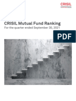 CRISIL Mutual Fund Ranking: For The Quarter Ended September 30, 2021