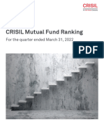 CRISIL Mutual Fund Ranking: For The Quarter Ended March 31, 2022