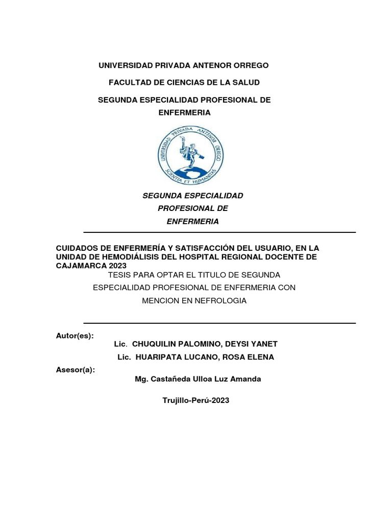 Tesis Upao 2023. | PDF