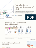 Introduction To Internal Resistance of Cell