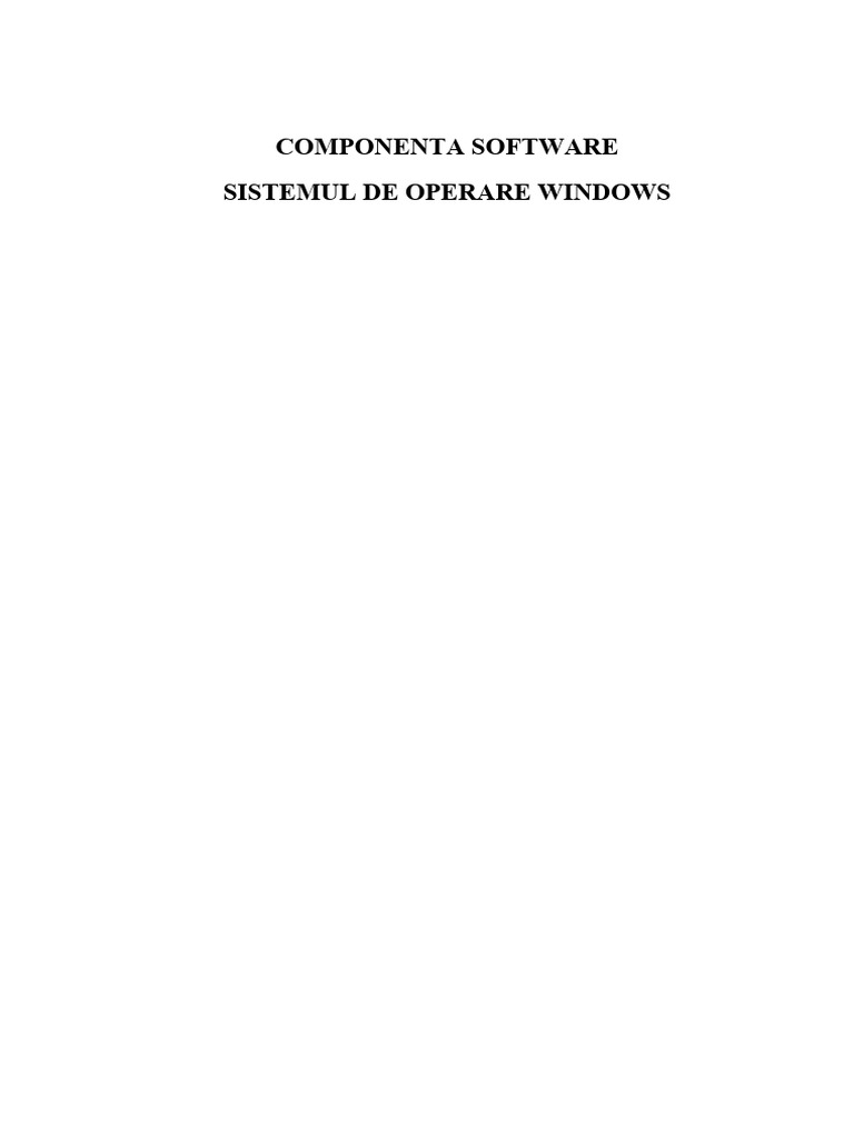 Componenta Software | PDF