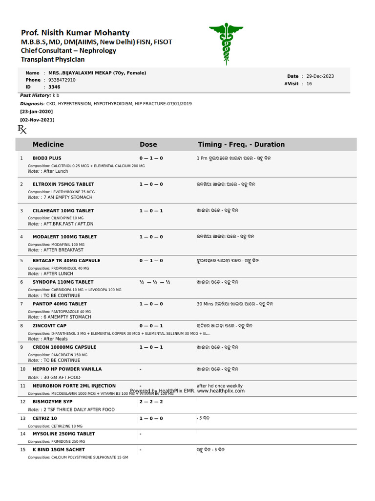 Prescription | PDF | Drugs | Pharmacology