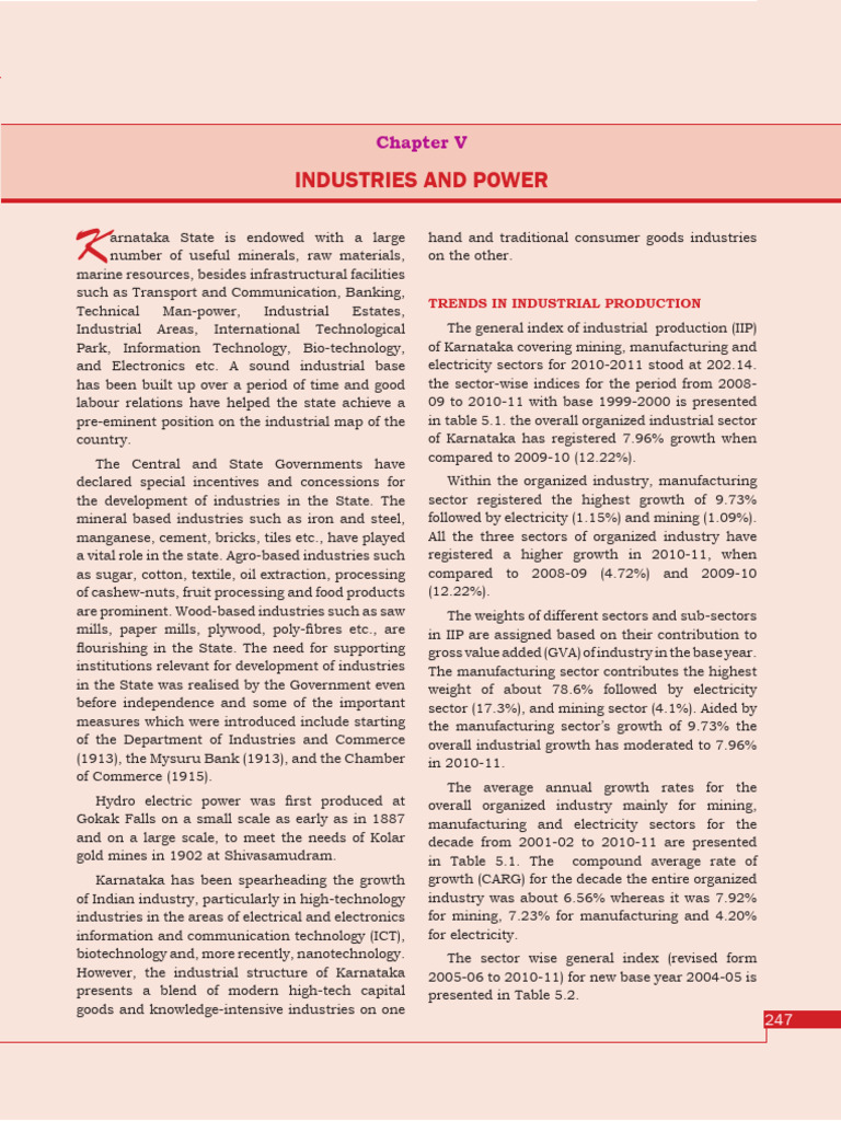 Chapter 05 Industries and Power | PDF | Weaving | Spinning (Textiles)