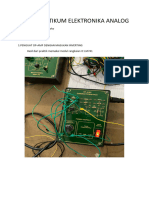 HASIL PRAKTIKUM ELEKTRONIKA ANALOG (Muh Taufiq Purwoko 211030015)