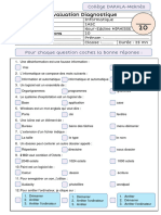 Evaluation Diagnostique 2ASC