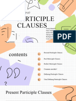 Group 7 Participle Clauses