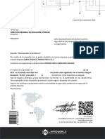 Carta de Renovacion Laproworld