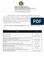 "Brasil - Do Caburaí Ao Chuí" Prefeitura Municipal de Boa Vista Secretaria Municipal de Administração E Gestão de Pessoas