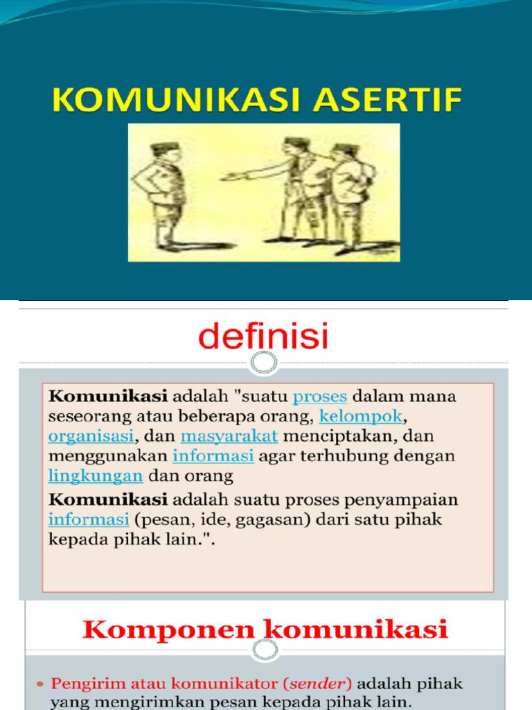 Komunikasi Asertif | PDF