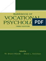 Walsh & Savickas (2005) Handbook of Vocational Psychology - Theory, Research, and Practice (Contemporary Topics in Vocational Psychology