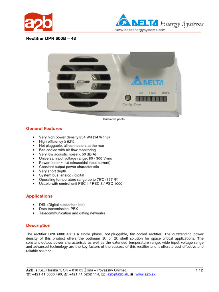 DPR_600B-48_kat_list_en_V052009 | PDF