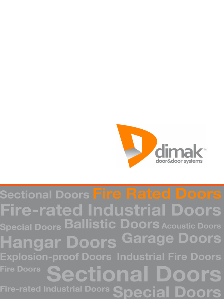 Dimak Fire Rated Doors Catalog | PDF