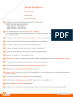 Dimak Fire Rated Doors Specifications