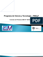 FINCyT Presentacion - Licitacion - Publica