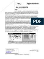 860 Dspi Cso/Ctb: Application Note