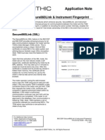 860 Dspi Secure 860 Link and Instrument Fingerprint Appnote