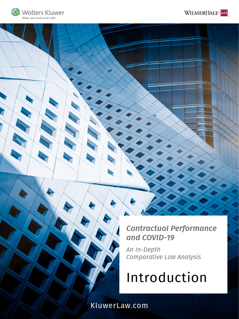 Introduction Contractual Performance and COVID 19 | PDF | Legal ...