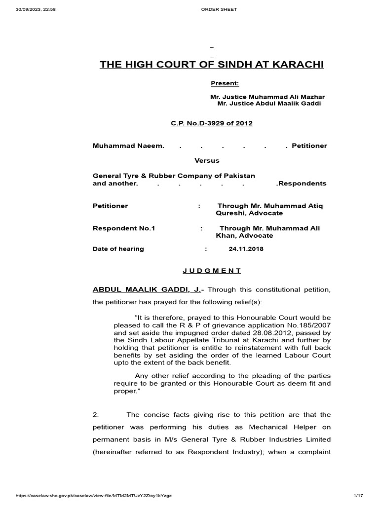 Order sheet pdf