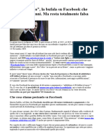 "Non Autorizzo", La Bufala Su Facebook Che Resiste Da 15 Anni. Ma Resta Totalmente Falsa