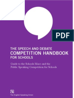 Speech Debate Competition Handbook