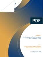 Aula 01 PC-SP (Delegado) Direito Processual Penal - 2022 (Pós-Edital)