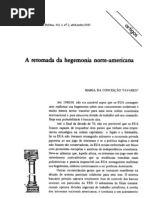 TAVARES - A Retomada Da Hegemonia Norte-Americana