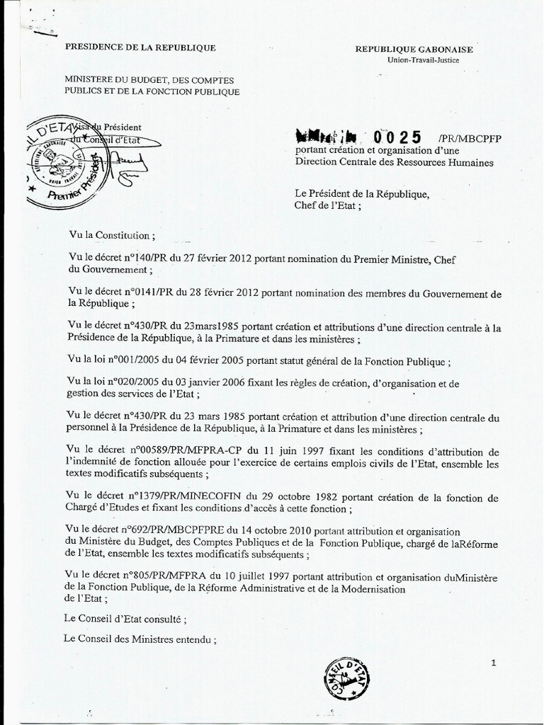 Decret DCRH | PDF
