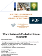 Building A Business Case For Sustainable Apparel Production System