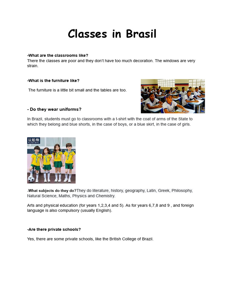 Brasil Classes PDF