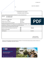 SBI Interest Certificate