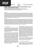 Use of the GCTS Apparatus for the Measurement of Soil-water Characteristic Curves