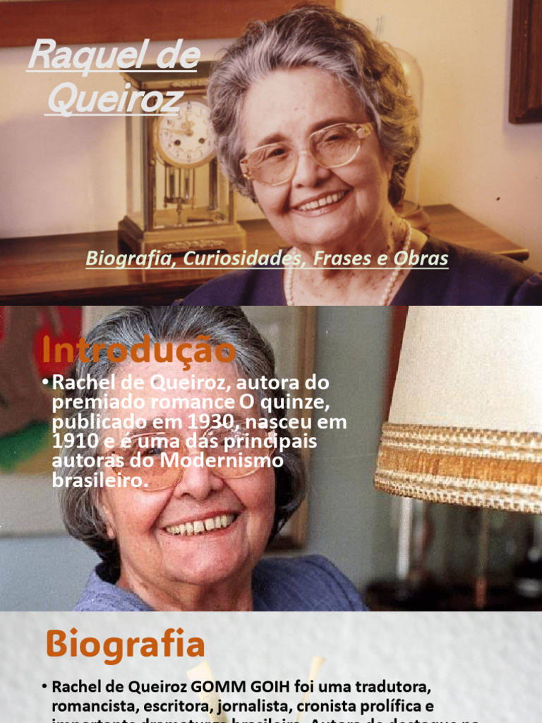 Biografia e Obras de Rachel de Queiroz | PDF
