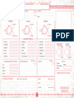 Feuille de Personnage Hobbit PDF Modifiable