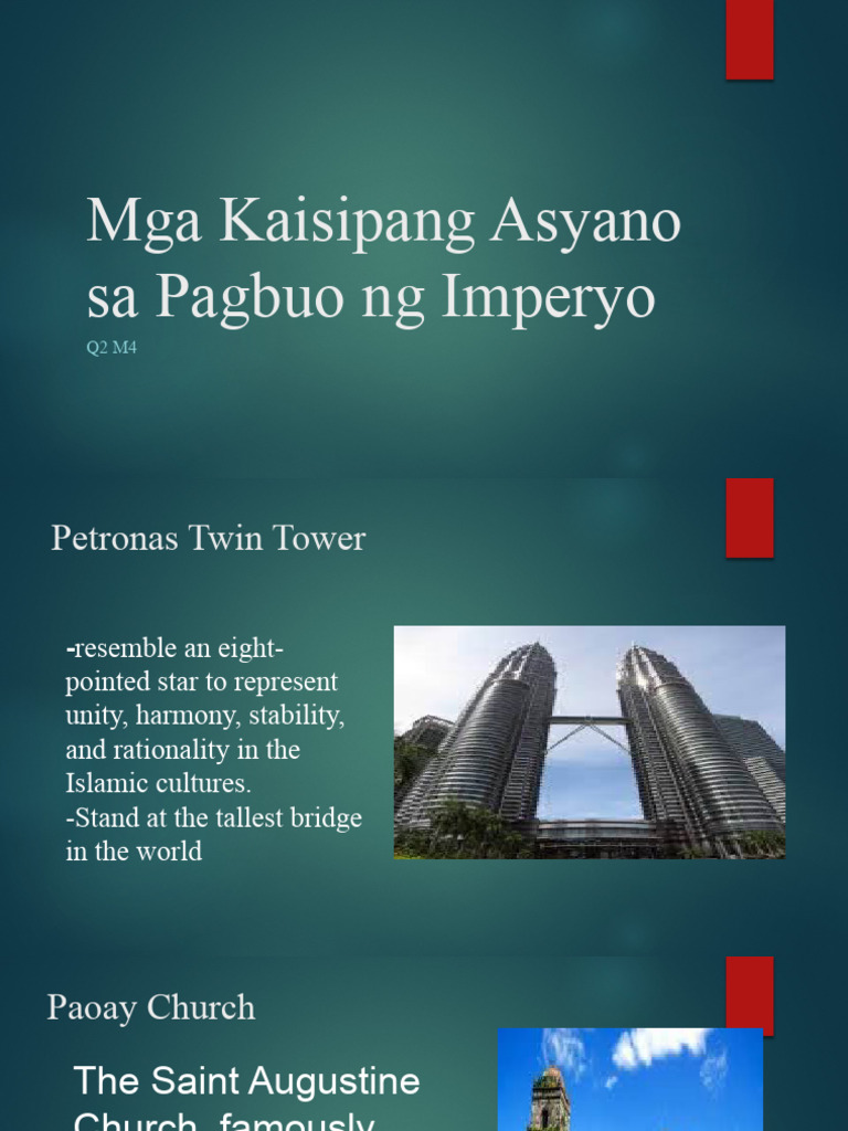 Q2 W5Mga Kaisipang Asyano Sa Pagbuo NG Imperyo W4 | PDF