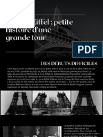La Tour Eiffel Petite Histoire D'une Grande Tour