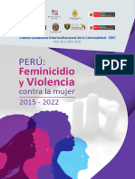 Perú - Feminicidio y Violencia Contra La Mujer, 2015 - 2022