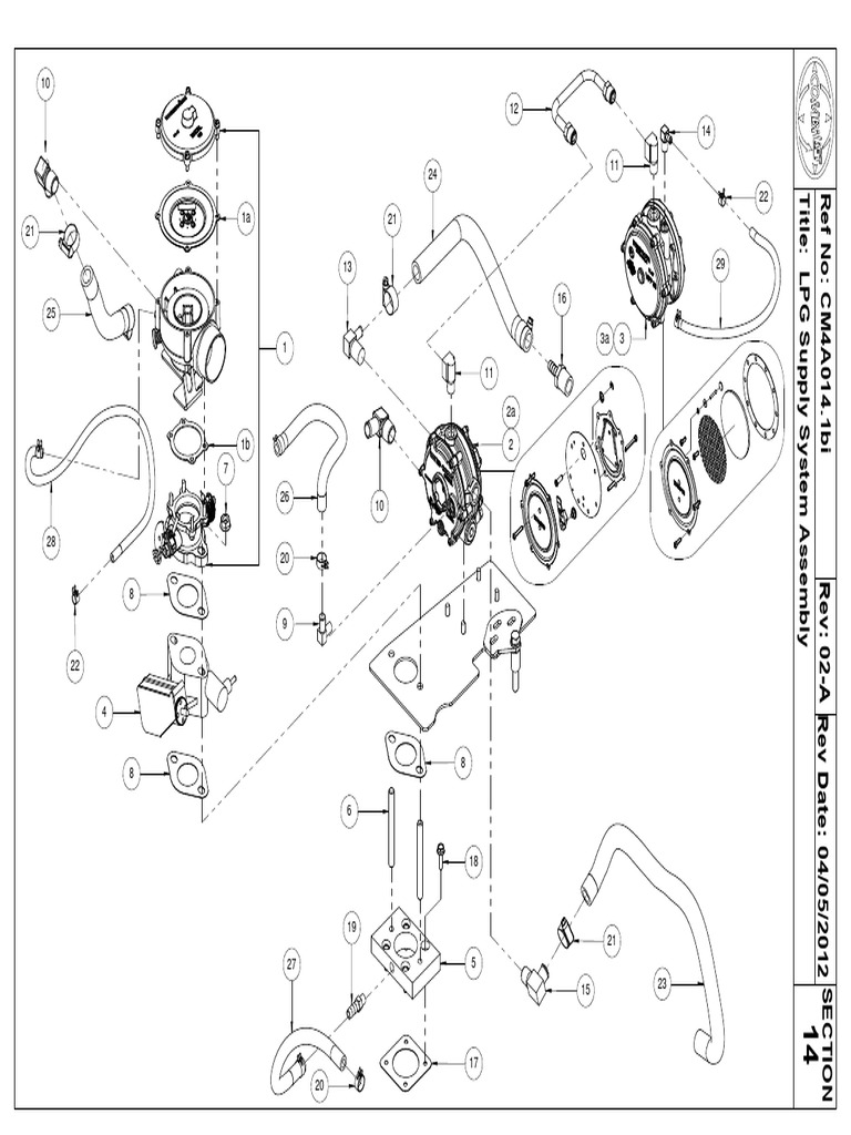LPG Supply System Parts List | PDF