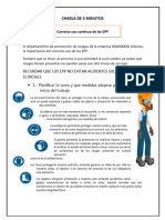 Charlas 5 Minutos Uso Correcto de Epp