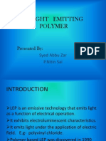 Light Emitting Polymer Display Technology