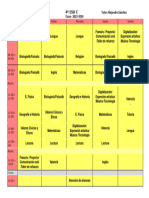 Horario 4º Eso C