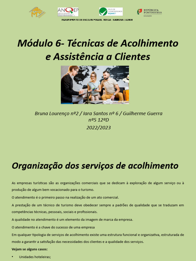 Módulo 6 - TCAT - Trabalho | PDF