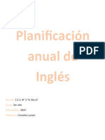 Planificación Anual - 3er Año-2022