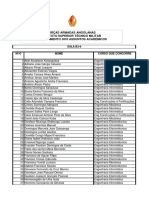 Mapa de Distribuio Dos Candidatos Por Sala para o Exame de Acesso para Engenharia