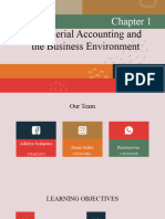Kelompok 1 - Managerial Accounting and The Business Environment