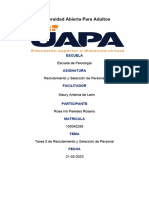 Tarea 5 de Reclutamiento y Seleccion de Personal